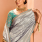 Banarasi Bridal Tissue Silk Saree with Traditional Royal Finish