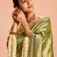 Banarasi Bridal Tissue Silk Saree with Traditional Royal Finish