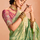 Banarasi Bridal Tissue Silk Saree with Traditional Royal Finish