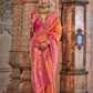 Traditional Patola Silk Saree with Intricate Weaving