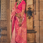Traditional Patola Silk Saree with Intricate Weaving