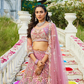 Designer Net Lehenga Choli with Coding and Zarkan Embroidery