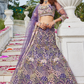 Designer Net Lehenga Choli with Coding and Zarkan Embroidery
