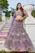 Designer Net Lehenga Choli with Coding and Zarkan Embroidery