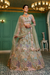 Designer Net Lehenga Choli with Coding and Zarkan Embroidery