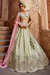 Designer Satin Silk Sequin Embroidered Lehenga Choli with Dupatta