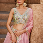 Designer Satin Silk Sequin Embroidered Lehenga Choli with Dupatta