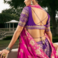Purple Majesty Embroidered Ensemble with Rich Detailing - LaVante Fashion