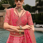 Peach Silk Bridal Lehenga Choli with Exquisite Embroidery - LaVante Fashion