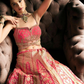 Elegant Pink Silk Bridal Lehenga Choli with Exquisite Embroidery - LaVante Fashion