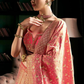 Elegant Pink Silk Bridal Lehenga Choli with Exquisite Embroidery - LaVante Fashion