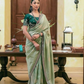 Pure Dola Silk Saree with Beautiful Lace Border - LaVante Fashion