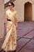 Pure Satin Saree with Elegant Copper Zari Weaving - LaVante Fashion