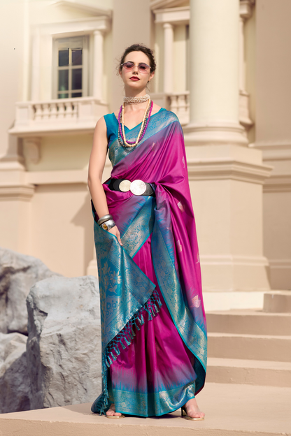 Pure Touch Soft Silk with Zari Weaving - LaVante Fashion