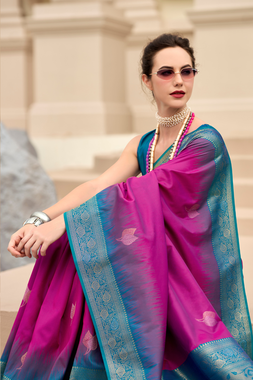 Pure Touch Soft Silk with Zari Weaving - LaVante Fashion