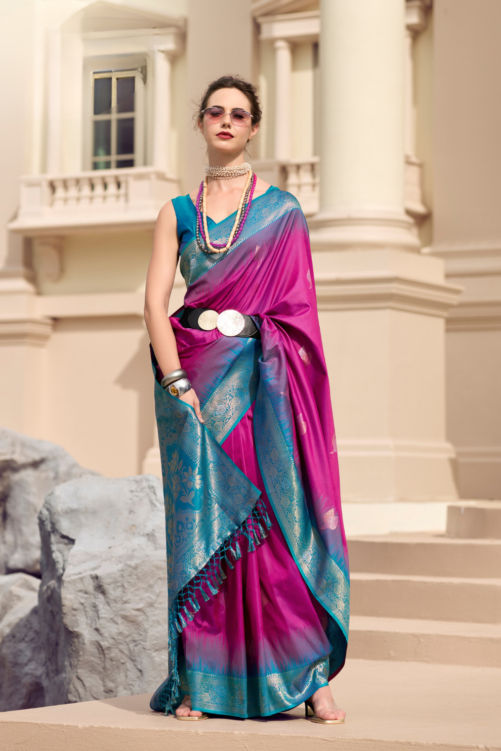 Pure Touch Soft Silk with Zari Weaving - LaVante Fashion
