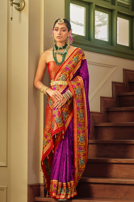Traditional Banarasi Silk Saree for Bridal Occasions