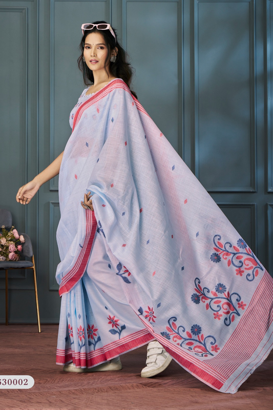 Handloom Linen with Beautiful Weaving - LaVante Fashion