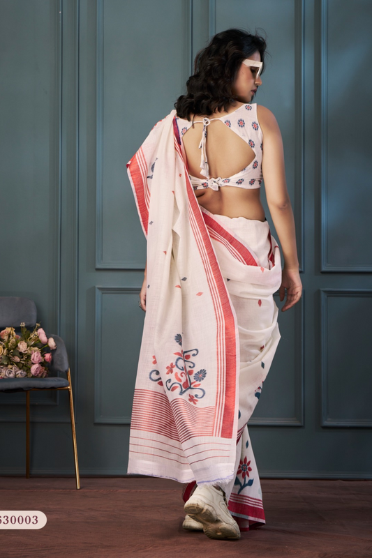 Handloom Linen with Beautiful Weaving - LaVante Fashion