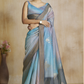 Elegant Fancy Modal Cotton Drape with Digital Art Print - LaVante Fashion