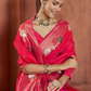 Pure Soft Banarasi Silk Saree with Traditional Weaving - LaVante Fashion