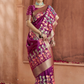 Pure Soft Banarasi Silk Saree with Traditional Weaving - LaVante Fashion