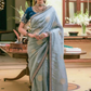 Pure Dola Silk Saree with Beautiful Lace Border - LaVante Fashion