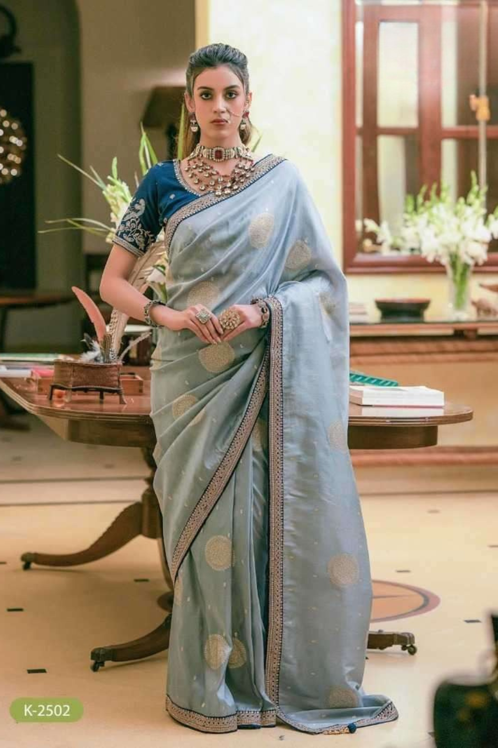 Pure Dola Silk Saree with Beautiful Lace Border - LaVante Fashion