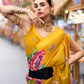 Pure Georgette Saree with Exclusive Print - LaVante Fashion