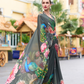 Pure Georgette Saree with Exclusive Print - LaVante Fashion