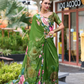 Pure Georgette Saree with Exclusive Print - LaVante Fashion