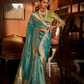 Pure Tissue Paithani Saree with Heavy Contrast - LaVante Fashion