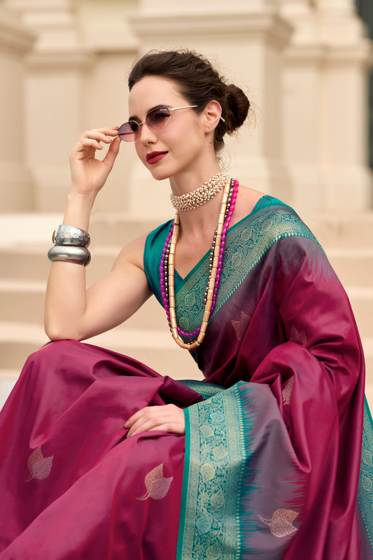 Pure Touch Soft Silk with Zari Weaving - LaVante Fashion