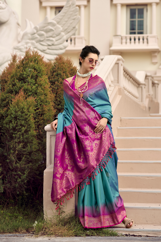 Pure Touch Soft Silk with Zari Weaving - LaVante Fashion