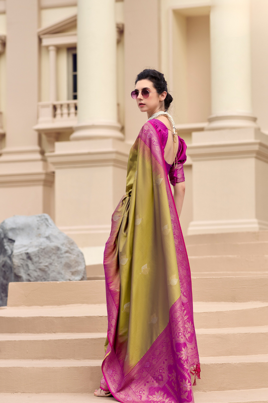 Pure Touch Soft Silk with Zari Weaving - LaVante Fashion
