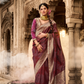 Soft Banarasi Silk Saree with Fancy Fabric - LaVante Fashion