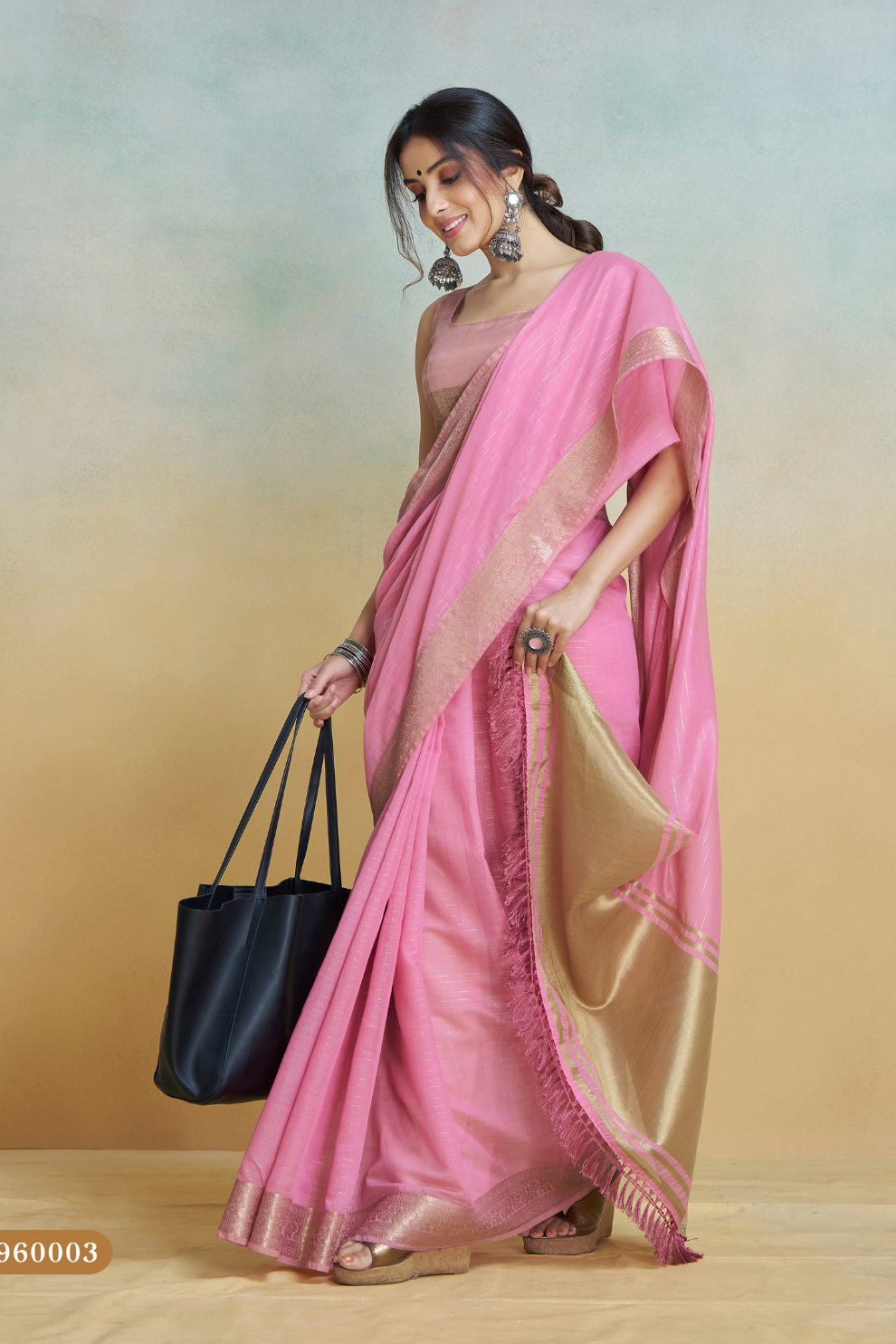 Elegant Shine Silk Saree with Lustrous Sheen - LaVante Fashion