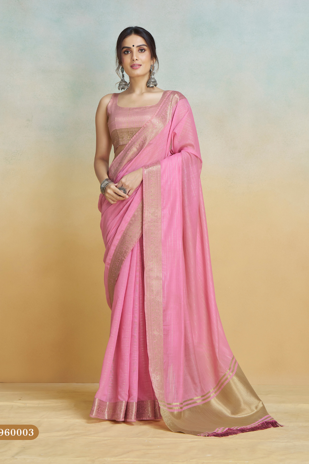 Elegant Shine Silk Saree with Lustrous Sheen - LaVante Fashion