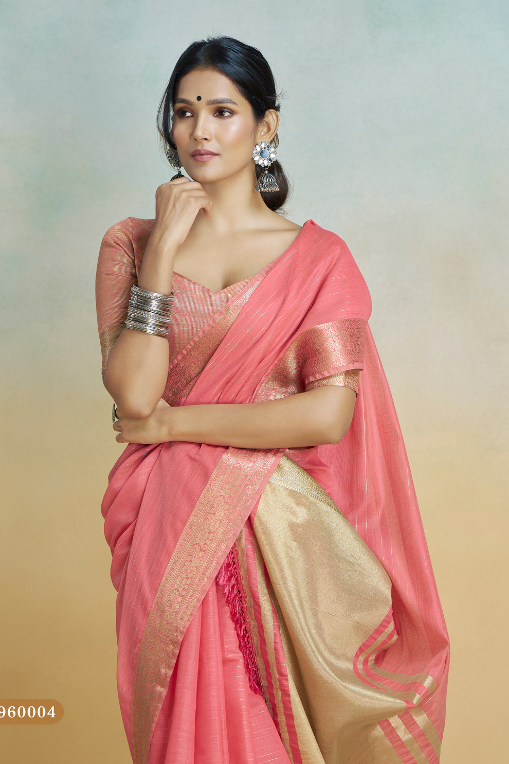 Elegant Shine Silk Saree with Lustrous Sheen - LaVante Fashion