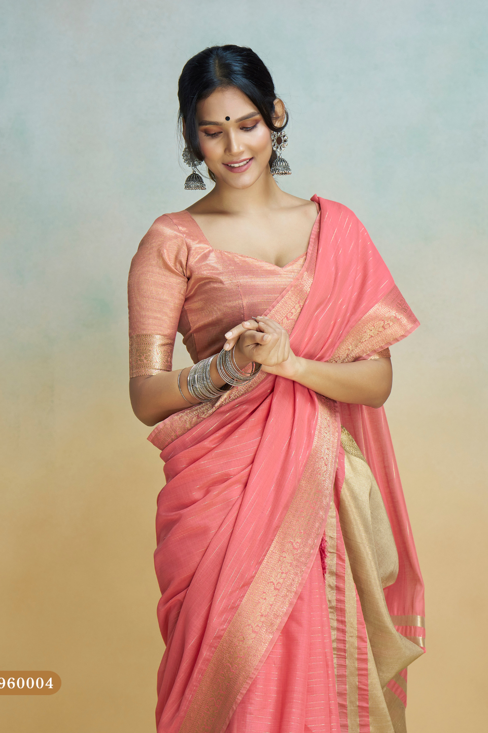 Elegant Shine Silk Saree with Lustrous Sheen - LaVante Fashion
