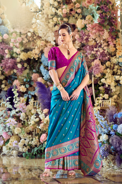 Pure Soft Banarasi Silk Saree A Royal Drape of Tradition - LaVante Fashion