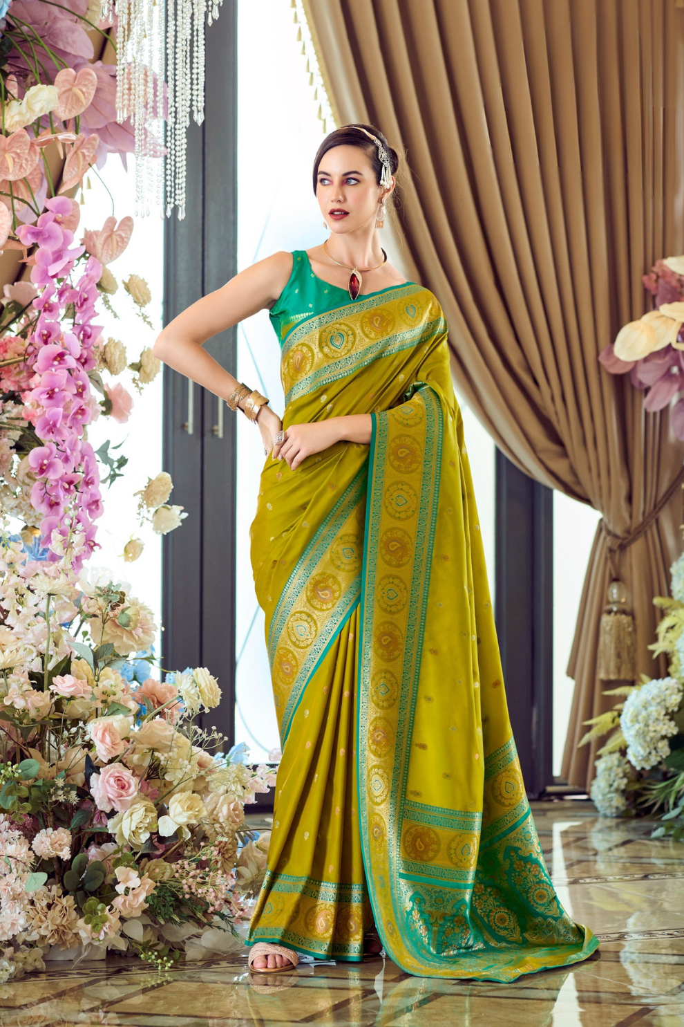 Pure Soft Banarasi Silk Saree A Royal Drape of Tradition - LaVante Fashion