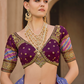 Maroon Printed Silk Readymade Lehenga Choli - LaVante Fashion