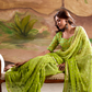 Georgette Silk Saree with Handloom Blouse - LaVante Fashion