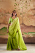 Georgette Silk Saree with Handloom Blouse - LaVante Fashion