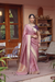 Pure Satin Saree with Hand Dyeing - LaVante Fashion