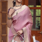 Pure Satin Saree with Hand Dyeing - LaVante Fashion