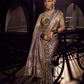 Pure Viscose Tissue Saree with Handworked Pallu and Contrast Designer - LaVante Fashion