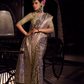 Pure Viscose Tissue Saree with Handworked Pallu and Contrast Designer - LaVante Fashion