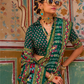 Sea Festive Wear Saree with Patola Print